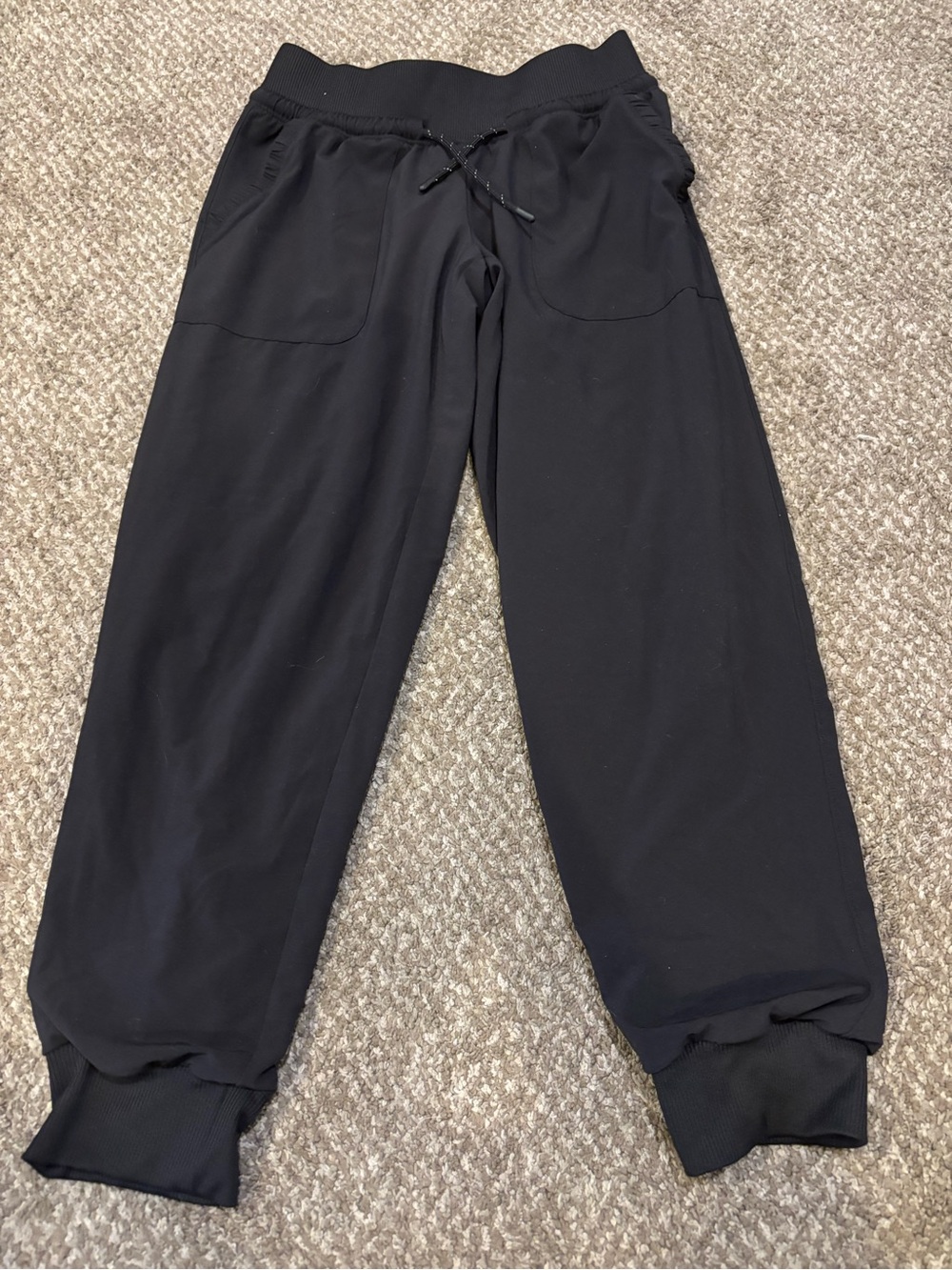 all in motion Boys Black Jogger Sweatpants with Drawstring